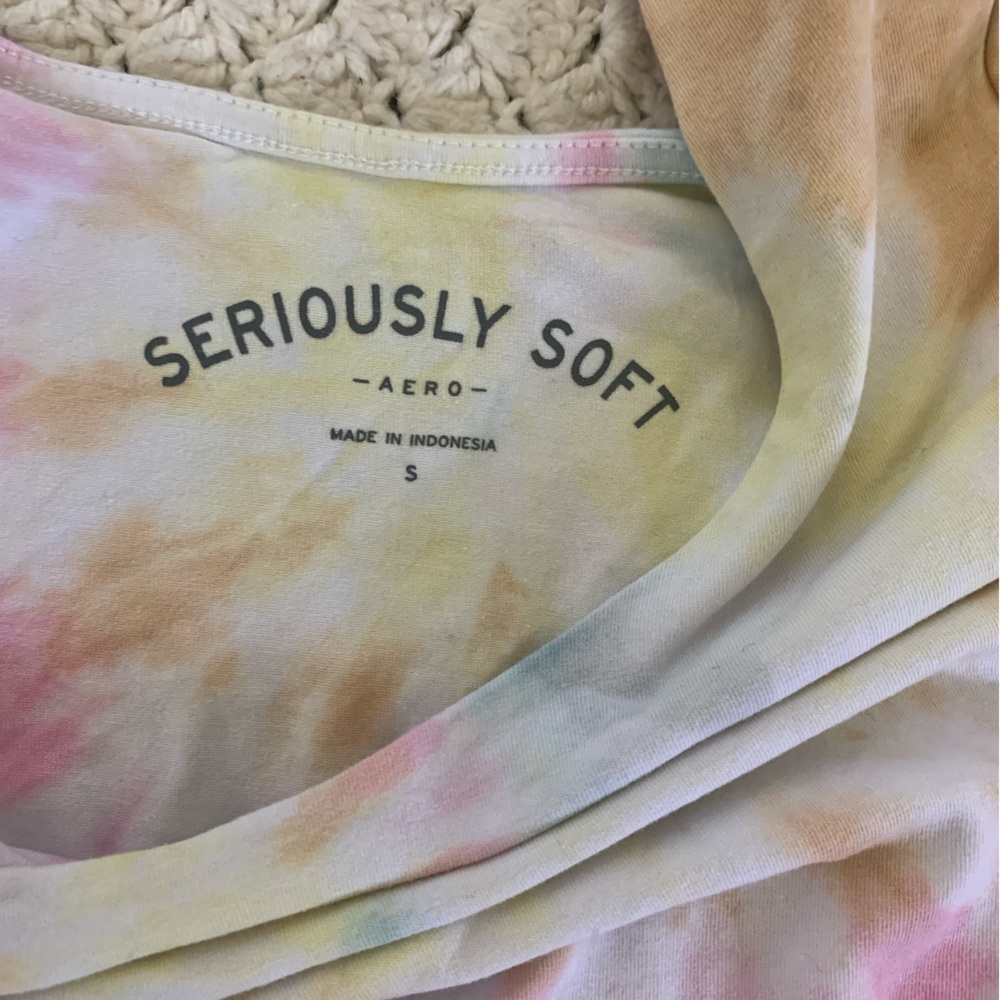 Tye dye colorful crop top